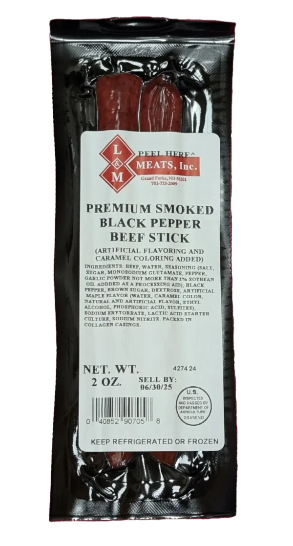 Black Pepper Beef Sticks