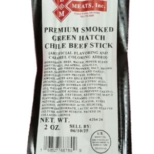 green hatch beef sticks