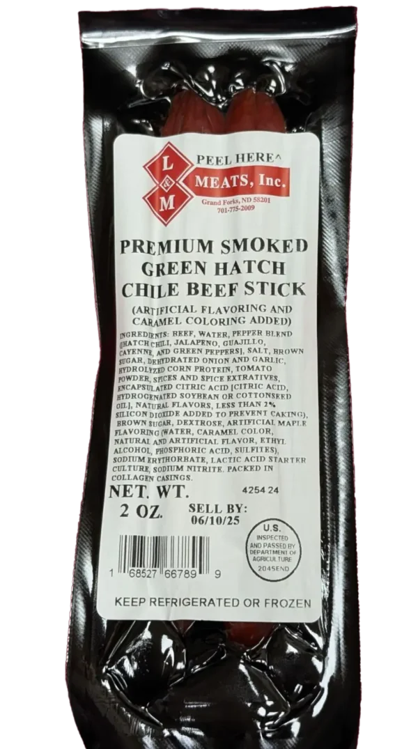 green hatch beef sticks