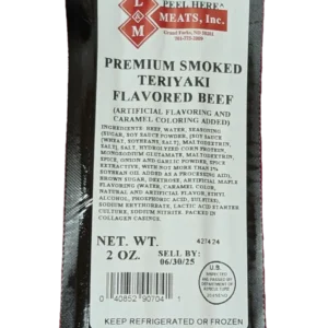 teriyaki beef sticks