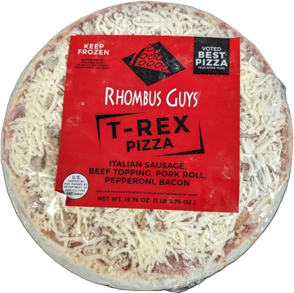 t-rex frozen pizza