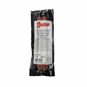 Cheddar/Habanero Beef Stick: 6 Packs of Two Sticks